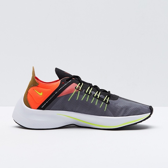 Nike EXP X-14 (GS) Black/Volt/ Total Crimson Sz 7Y - Picture 10 of 14
